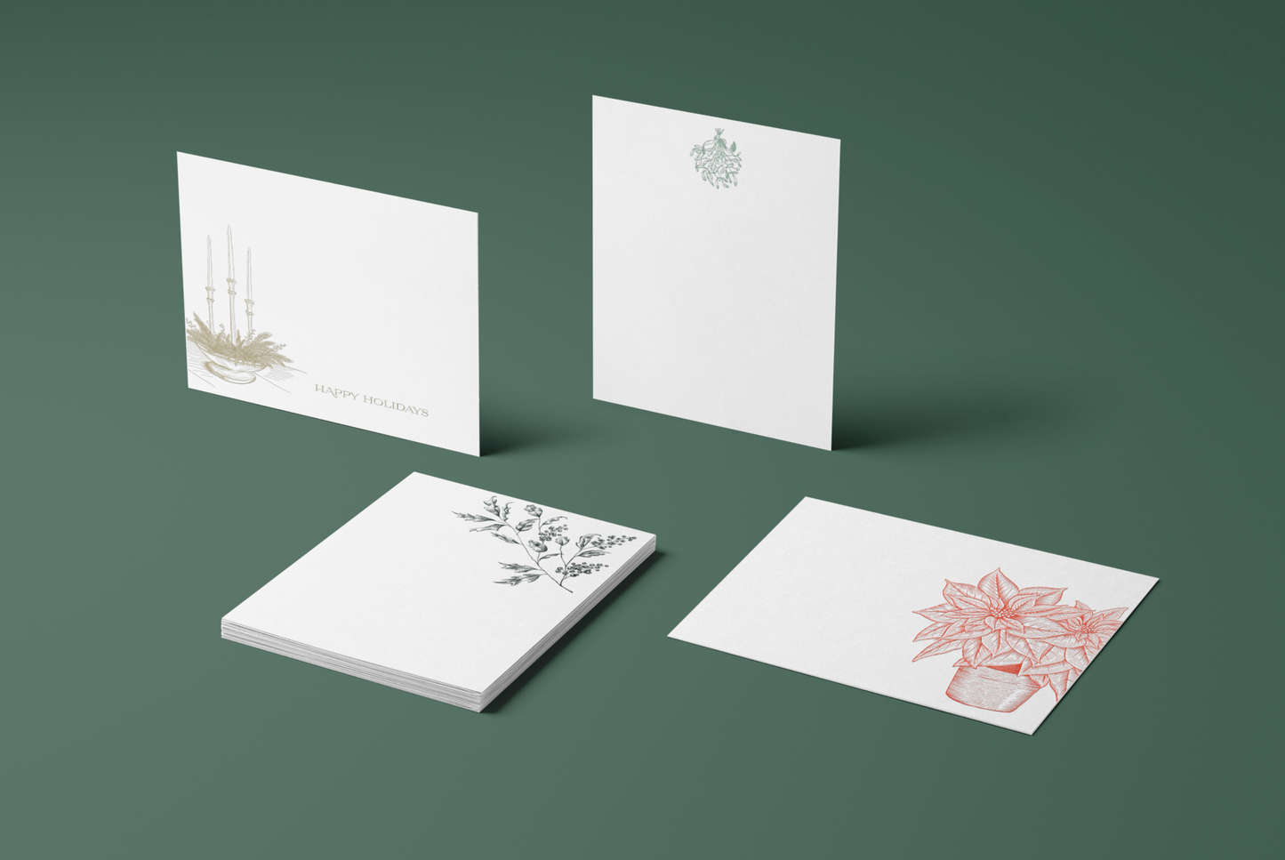 Mistletoe Flat Card Pack