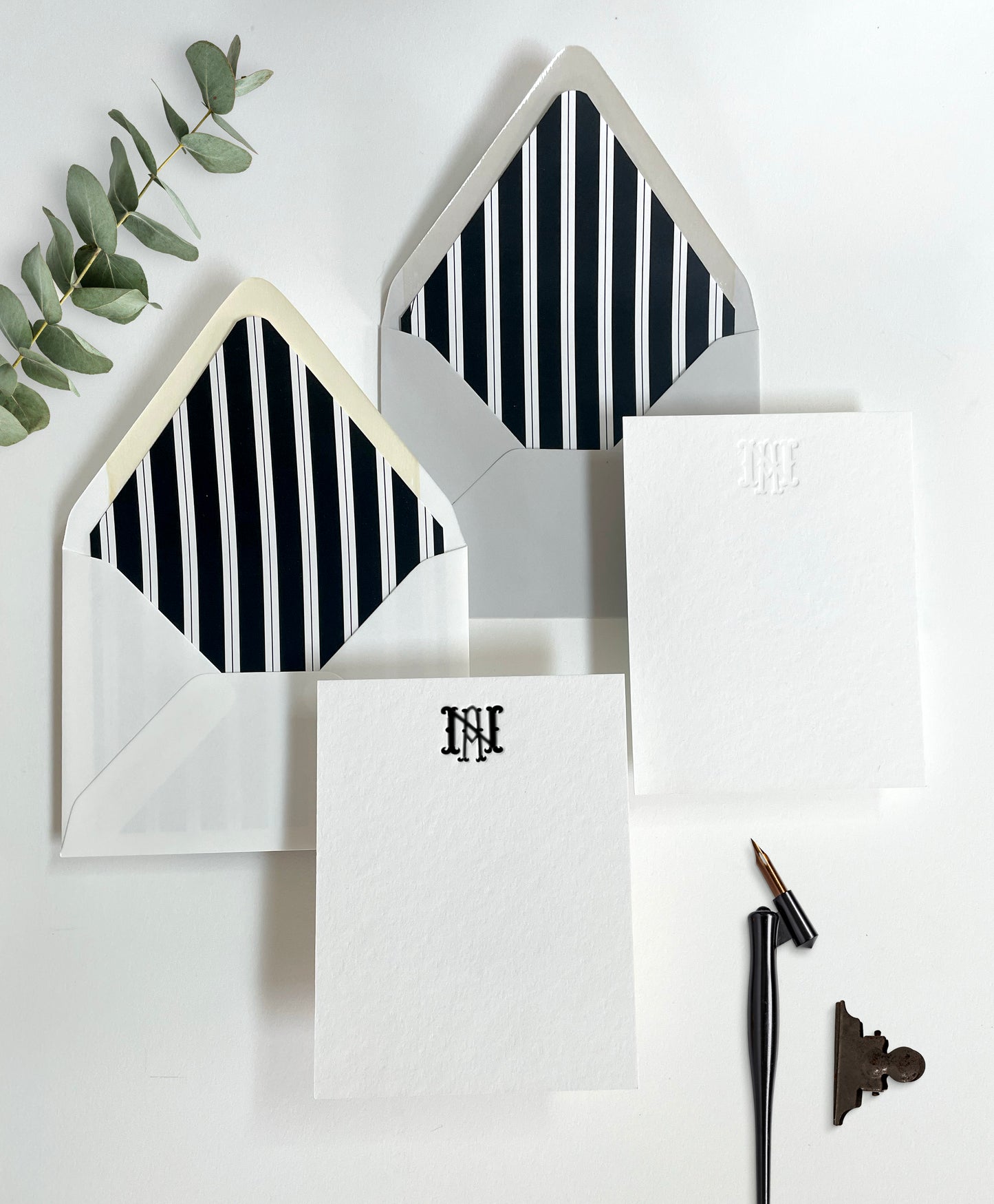 Classic Monogram Semi-Custom Stationery