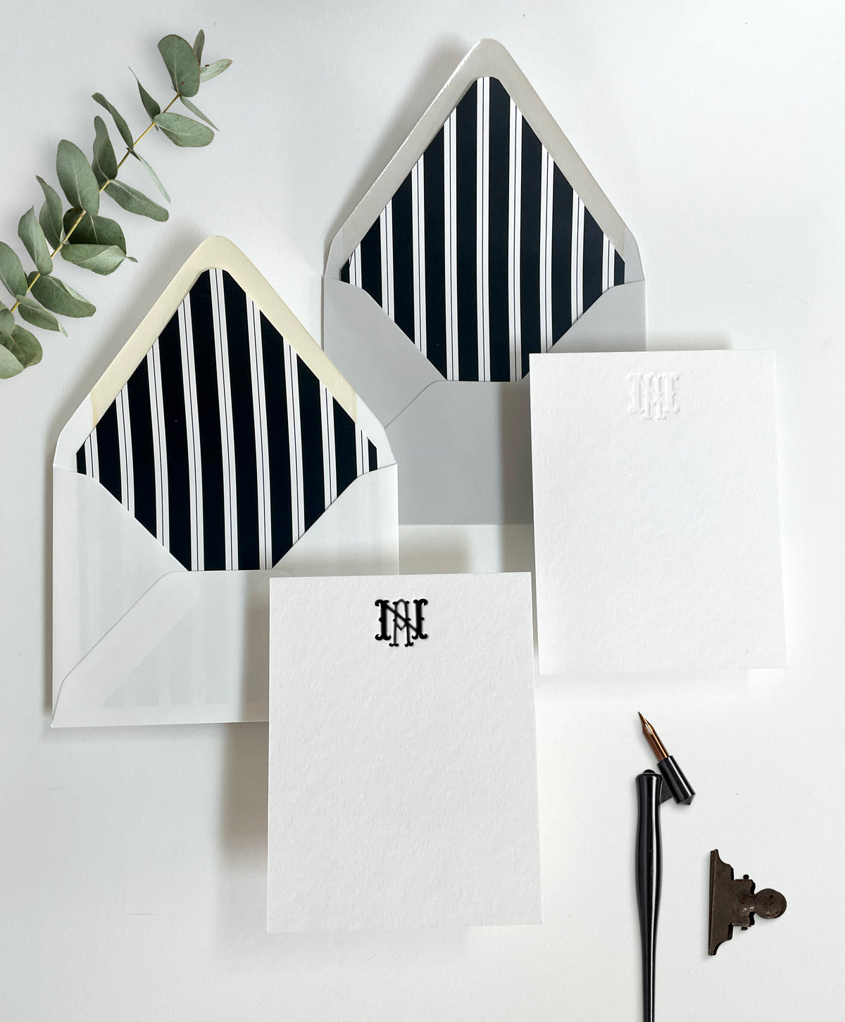 Classic Monogram Semi-Custom Stationery