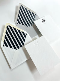 Classic Monogram Semi-Custom Stationery