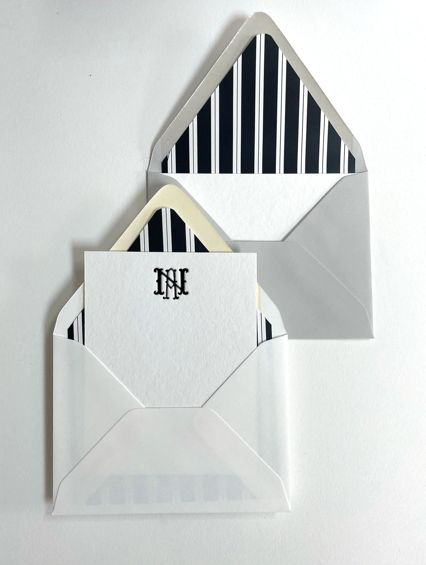 Classic Monogram Semi-Custom Stationery