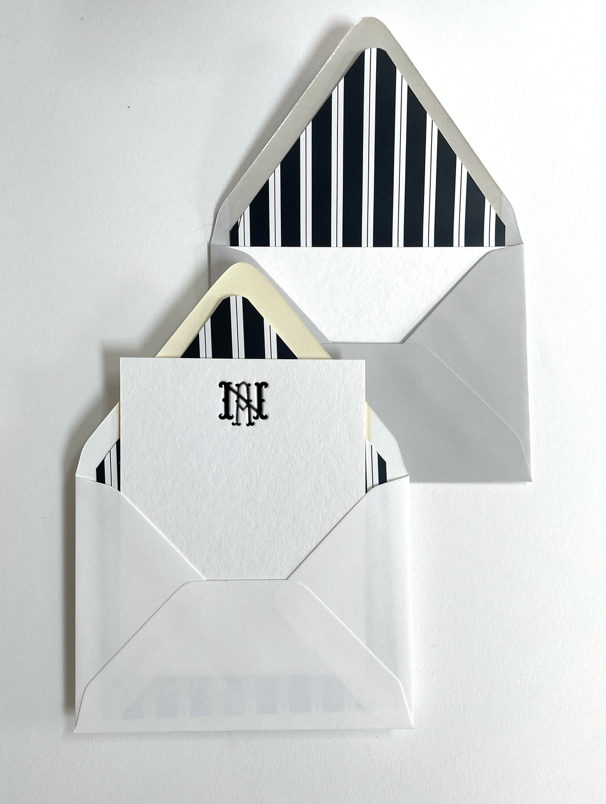 Classic Monogram Semi-Custom Stationery