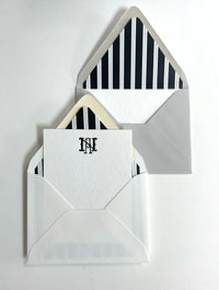 Classic Monogram Semi-Custom Stationery