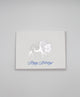 Silver foil buffalo holiday card that reads "happy holidays" by Rust Belt Love