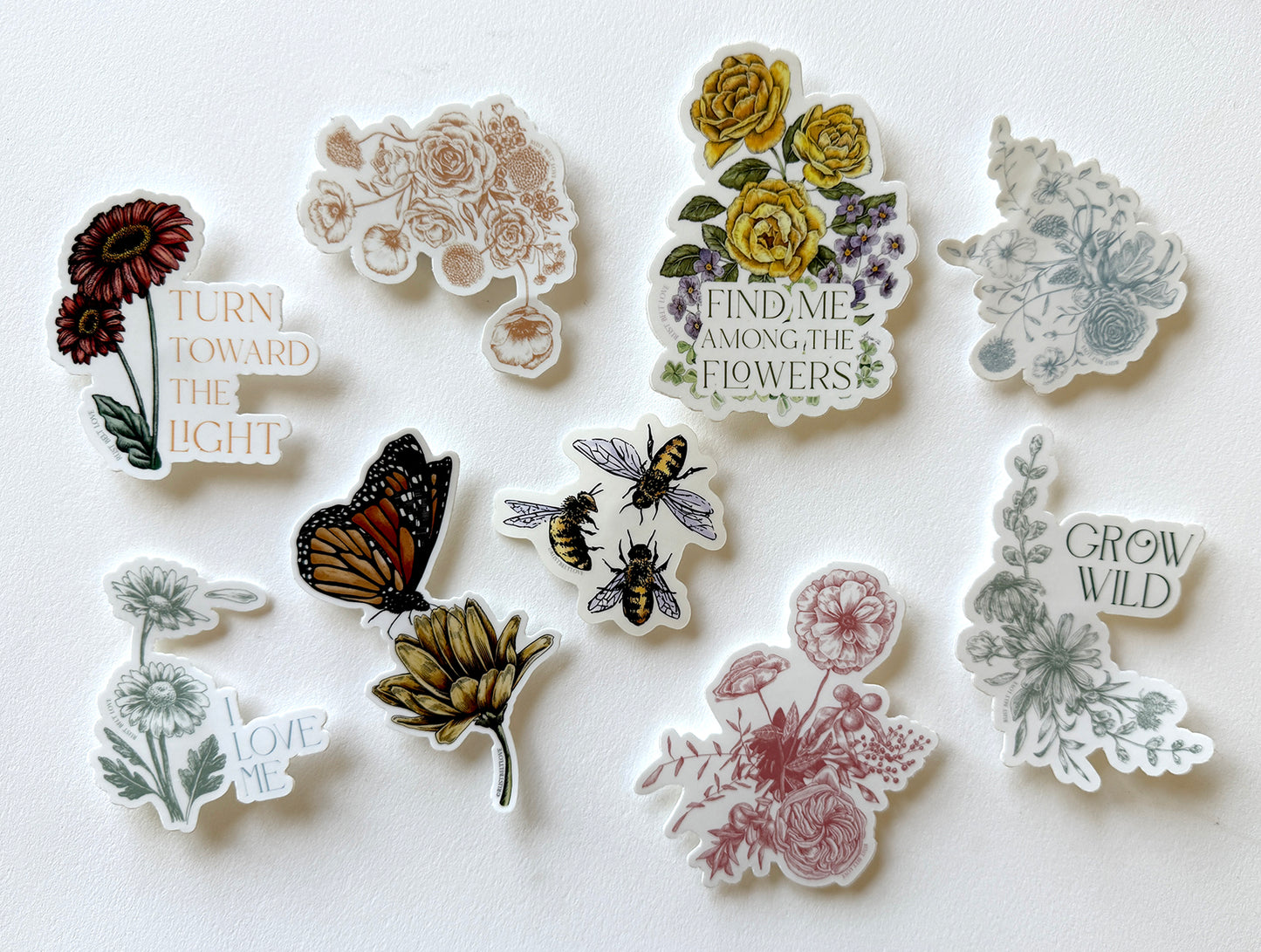 Clear background Bee Sticker