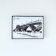 The Peace Bridge illustration in black ink on white paper by Rust Belt Love