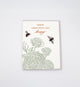 Happy Valentines Day Honey Letterpress Greeting Card