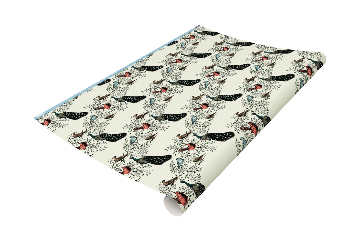 Vine and bird designed wrapping paper from Rust Belt Love