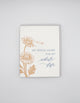 Letterpress love card with florals that says " My Whole Heart For MY Whole Life" by Rust Belt Love 