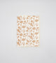 Letterpress orange wildflower small card by Rust Belt Love