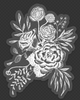 White floral sticker with clear background by In Good Company